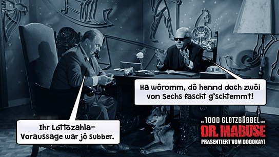 "Die 1000 Glotzböbbel vom Dr. Mabuse", Quelle: Camino Filmverleih, DIF