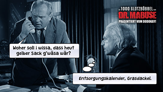 "Die 1000 Glotzböbbel vom Dr. Mabuse", Quelle: Camino Filmverleih, DIF