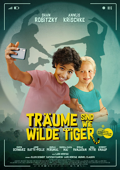 Filmplakat von "Träume sind wie wilde Tiger" (2021); Quelle: Wild Bunch Germany, DFF, © 2021 Wild Bunch Germany