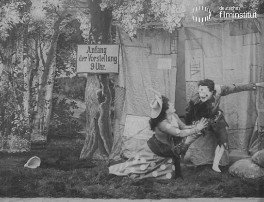 Screenshot aus "Der Bajazzo. Duett der Nedda" (1908); Quelle: DIF