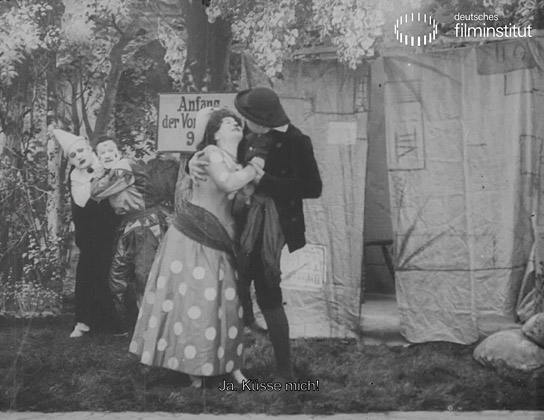 Screenshot aus "Der Bajazzo. Duett der Nedda" (1908); Quelle: DIF