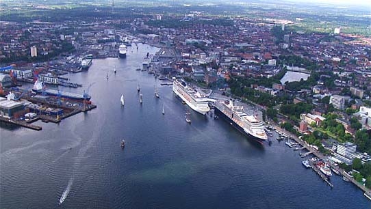 Die Ostsee von oben