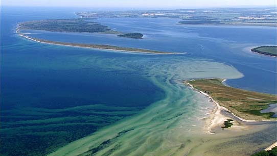 Die Ostsee von oben