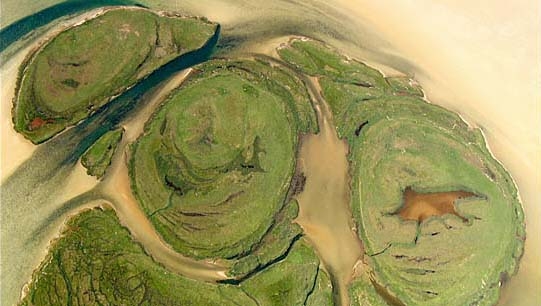 Die Ostsee von oben