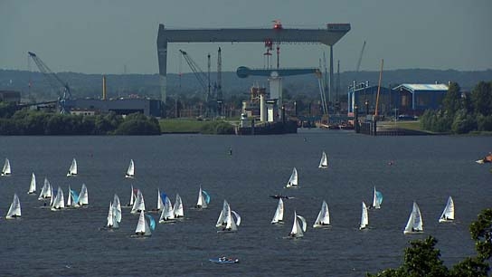 Die Elbe von oben