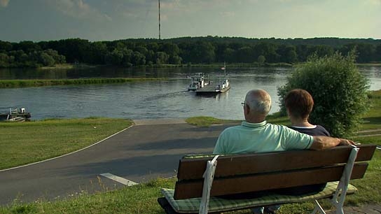 Die Elbe von oben