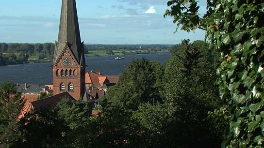 Die Elbe von oben