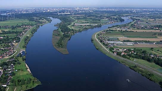 Die Elbe von oben