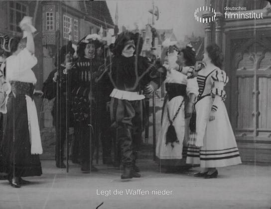 Screenshot aus "Faust: Soldatenchor. Nr. 79" (1908/09); Quelle: DIF