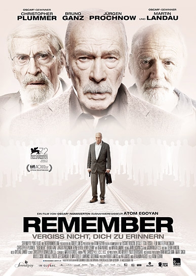 "Remember", 2014, Remember Productions Inc., Sophie Giraud, Tiberius Film GmbH