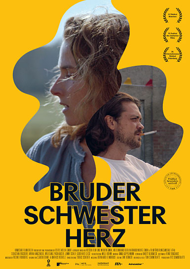 Filmplakat von "Bruder Schwester Herz" (2019); Quelle: Kinostar Filmverleih, DFF