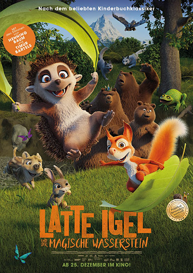 Filmplakat von "Latte Igel und der magische Wasserstein" (2019); Quelle: Koch Films, DFF, © Koch Films