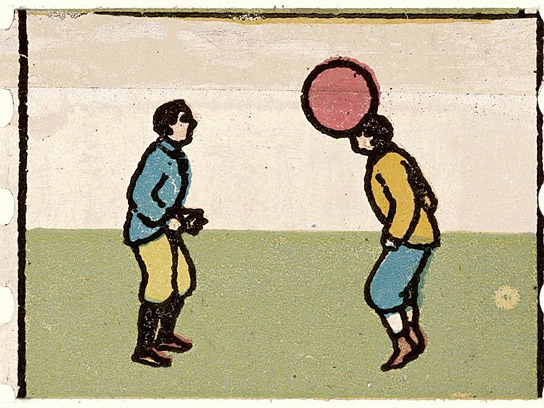 Kopfballspiel ("Litho Films - Chromolithographische Loops")