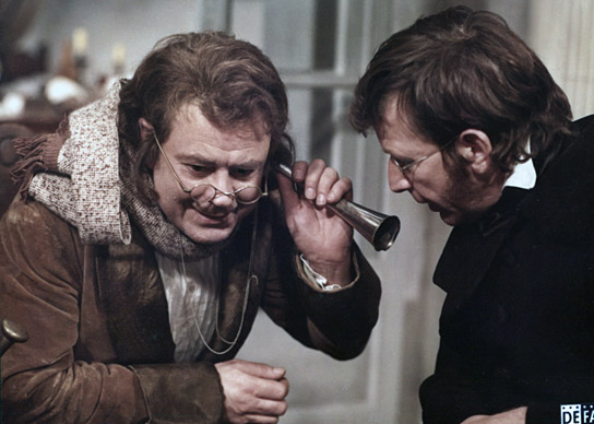 Donatas Banionis, Eberhard Esche (v.l.n.r.) in "Beethoven. Tage aus einem Leben" (1976); Quelle: DEFA-Stiftung, © DEFA-Stiftung, Waltraut Pathenheimer