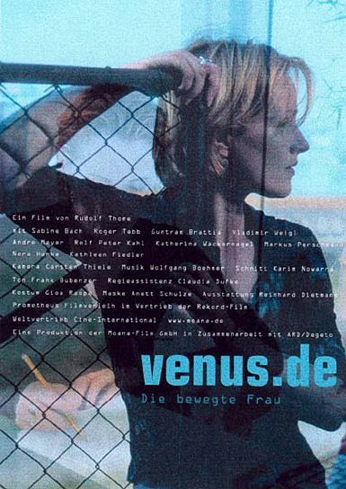 Filmplakat von "venus.de - Die bewegte Frau" (2001); Quelle: filmwerte, © filmwerte Gmbh / www.filmfriend.de