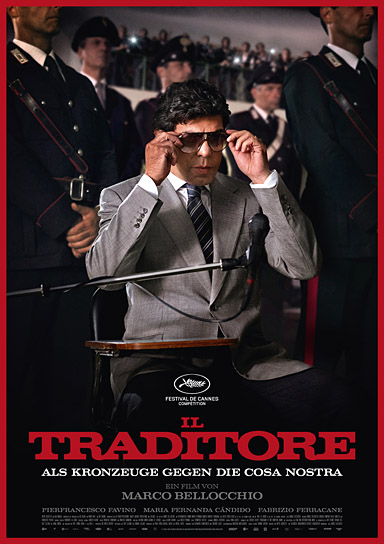 Filmplakat von "Il traditore - Als Kronzeuge gegen die Cosa Nostra" (2019); Quelle: Pandora Film, DFF