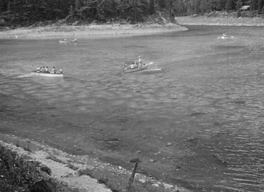 Screenshot aus "Die Schlacht am Grünen See - Teil 2" (1940); Quelle: SLUB Dresden, © SLUB Dresden, Filmverband Sachsen (Dresden), Hirsch Film (Dresden)