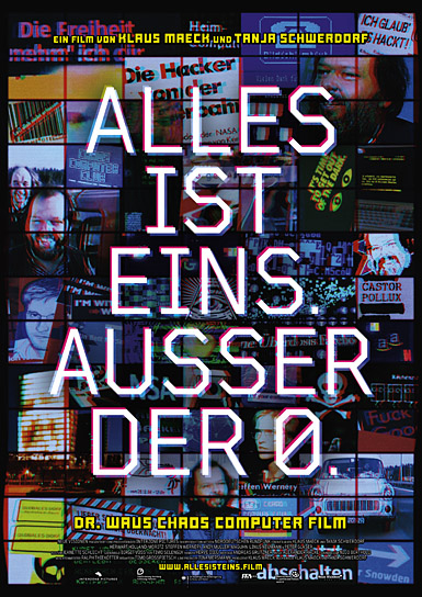 Filmplakat von "Alles ist Eins. Ausser der 0." (2020); Quelle: Neue Visionen Filmverleih, DFF