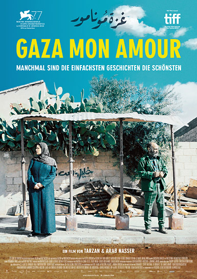 Filmplakat von "Gaza mon amour" (2020); Quelle: Alamode Filmverleih, DFF