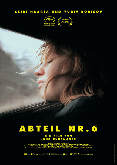 Filmplakat von "Abteil Nr. 6" (2021), Quelle: eksystent filmverleih, DFF