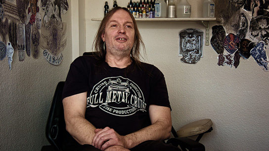 Jürgen "Ventor" Reil in "Total Thrash - The Teutonic Story" (2022); Quelle: mindjazz pictures, DFF