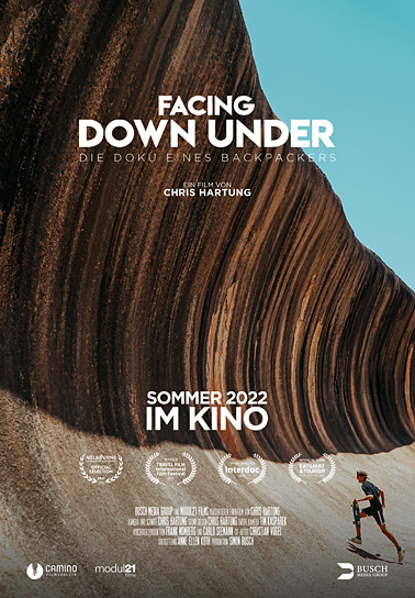 Filmplakat von "Facing Down Under - Die Doku eines Backpackers" (2022)