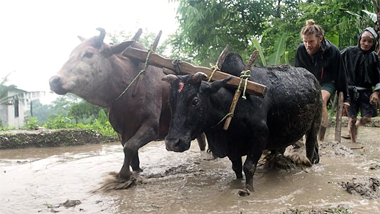 Michael Moritz (links) in "Namaste Himalaya - Wie ein Dorf in Nepal uns die Welt öffnete" 