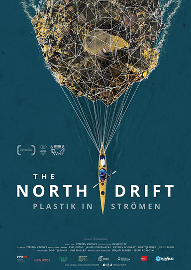 Filmplakat von "The North Drift - Plastik in Strömen" (2021)