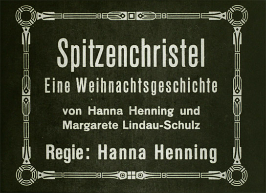 Screenshot aus "Spitzenchristel" (1917)