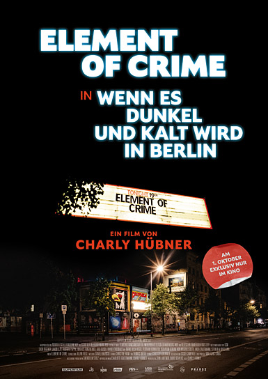 Filmplakat von "Element of Crime in Wenn es dunkel und kalt wird in Berlin" (2024)