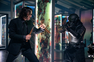 Keanu Reeves (links) in "John Wick: Kapitel 4" (2023)